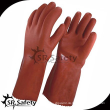 SRSAFETY Orange pvc Industriehandschuhe